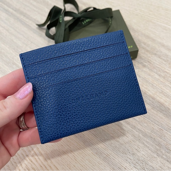 Longchamp Accessories - BRAND NEW Longchamp LE FOULONNÉ CARDHOLDER in blue